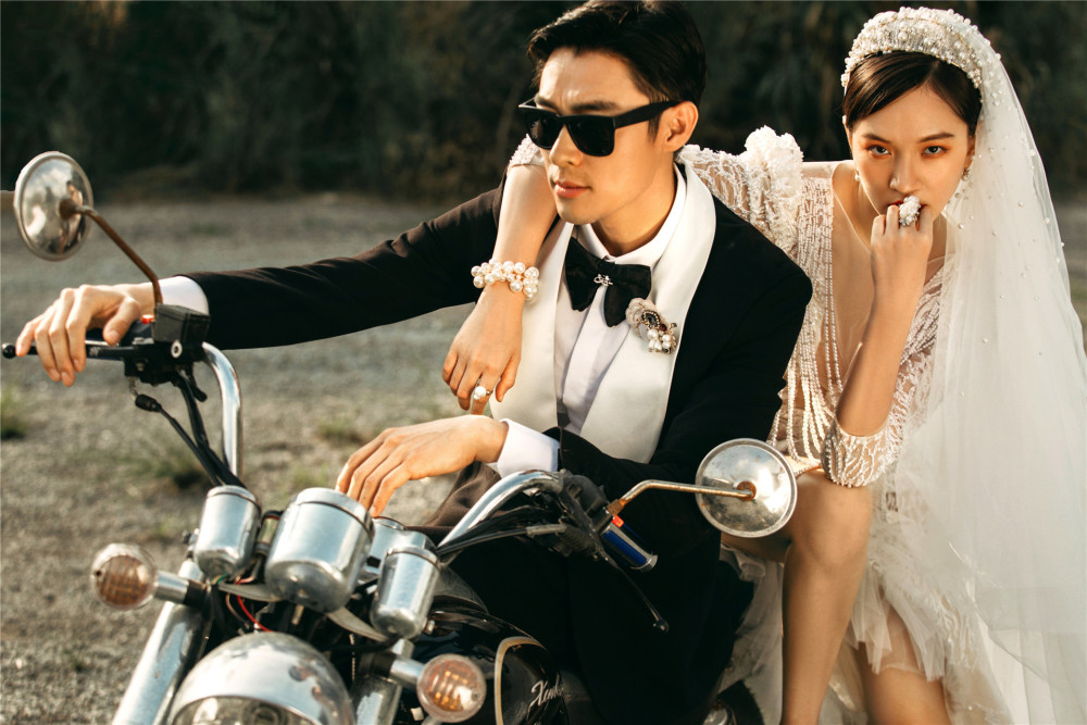 朋克婚纱_朋克婚纱照(3)