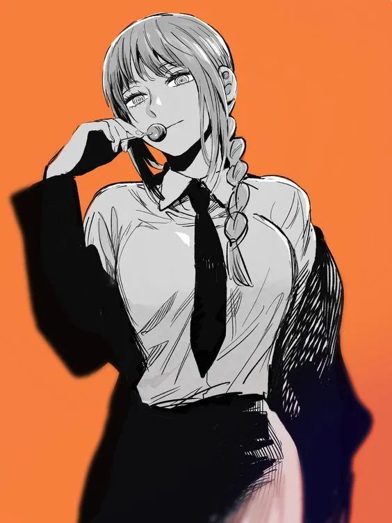 壁纸替你们找来了一组大热漫画电锯人壁纸