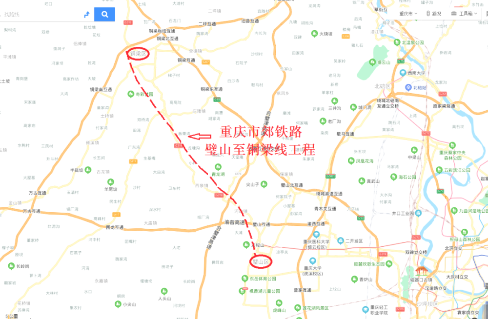 期待重庆璧铜铁路开工系渝首条市郊铁路