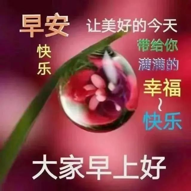 6张早上好祝福语图片推荐最美早安图片带字带问候语