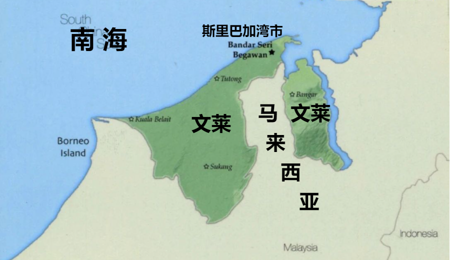 文莱是东南亚国土面积第二小的国家,仅有5765平方公里,仅比新加坡大