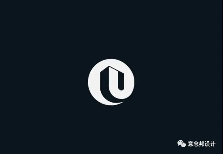英文字母u元素创意logo设计欣赏!