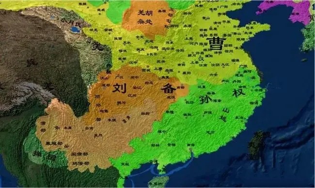 "三国"是指从公元220年曹丕称帝,到280年晋武帝灭吴,这60年的历史时期