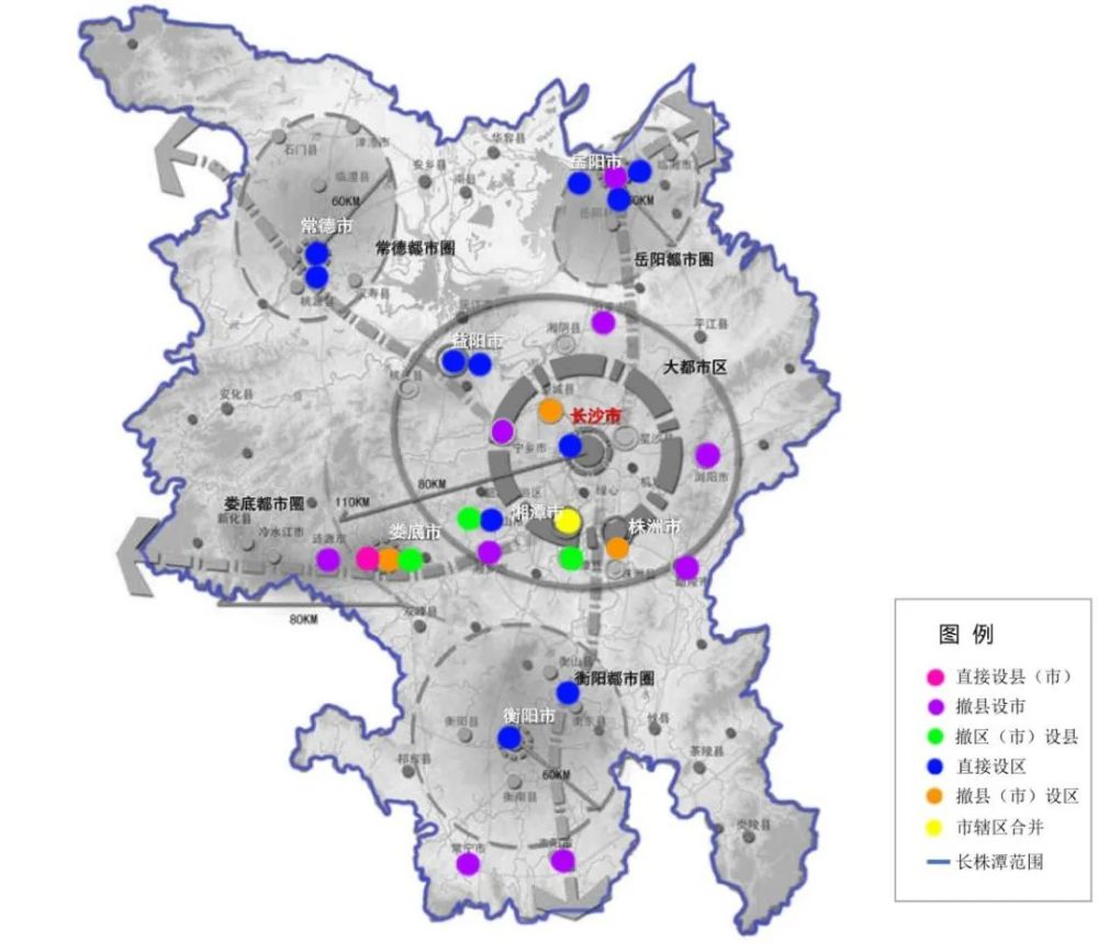 撤县设区冲刺国家中心城市,长沙正面刚武汉