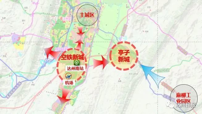 达州"双城一线一园"来了!包惠宣布正式开工