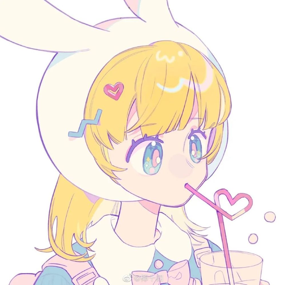 【头像】甜美少女心插画女生头像