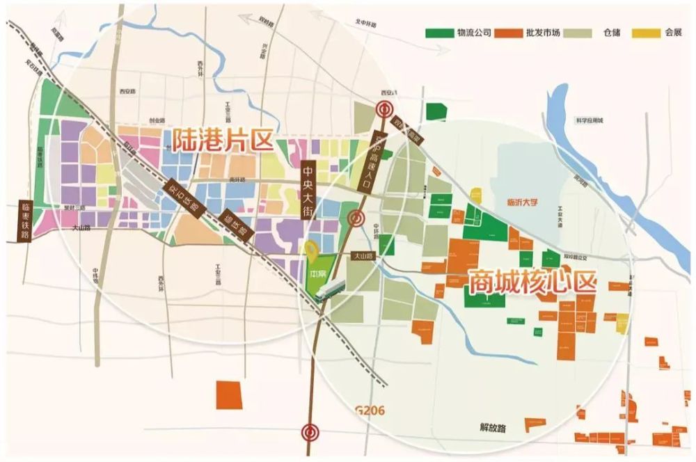 临沂这两个物流园用地规划许可公示