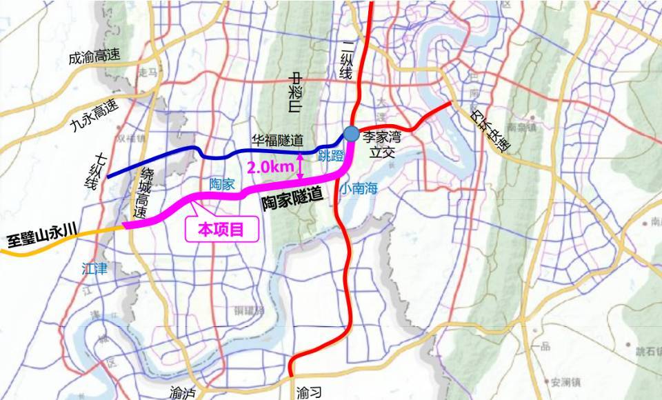 总投资161亿!重庆将新建三座隧道,预计2021年春节前开工