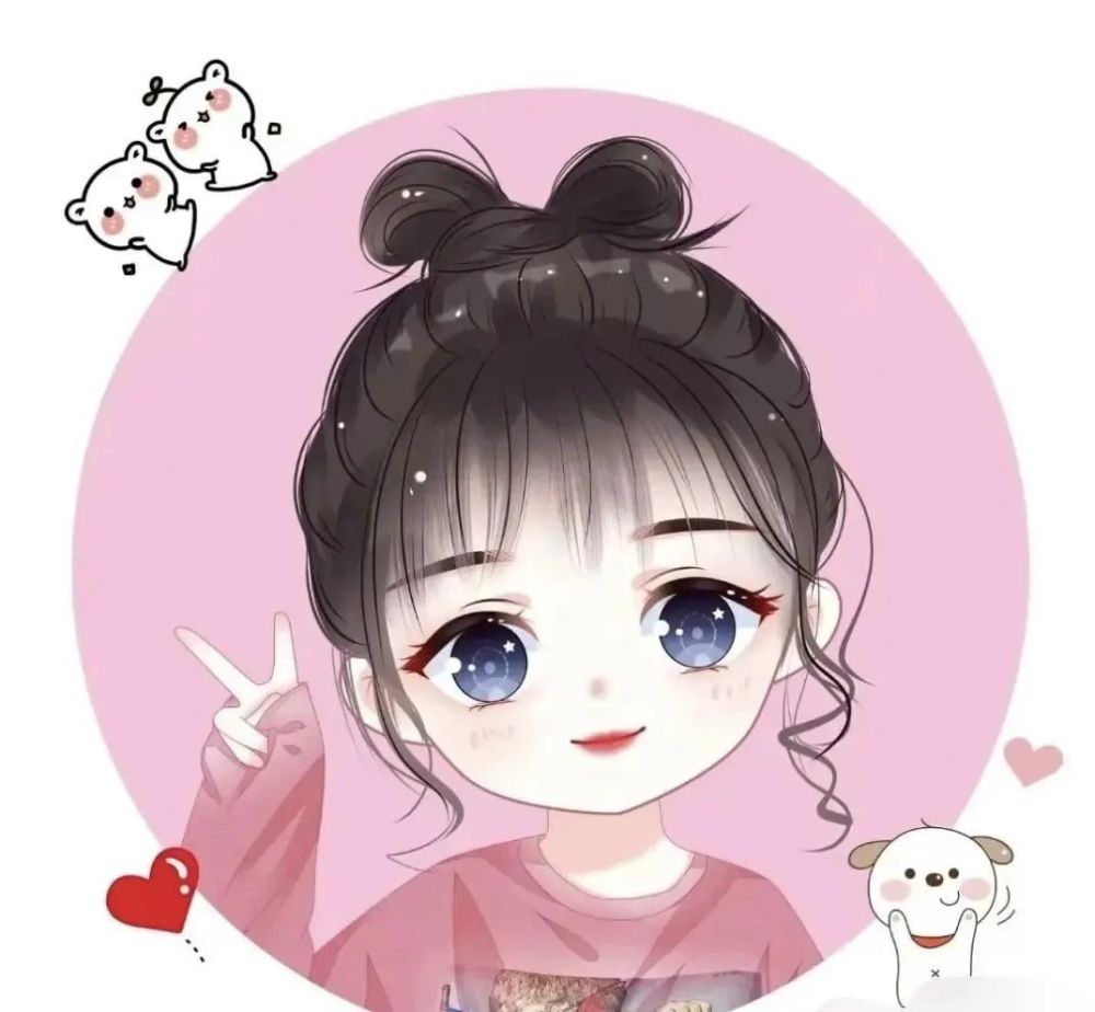 可爱头像女生萌萌哒头像超可爱画风高清大全