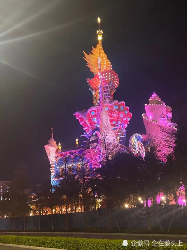 佛山顺德欢乐海岸夜景图