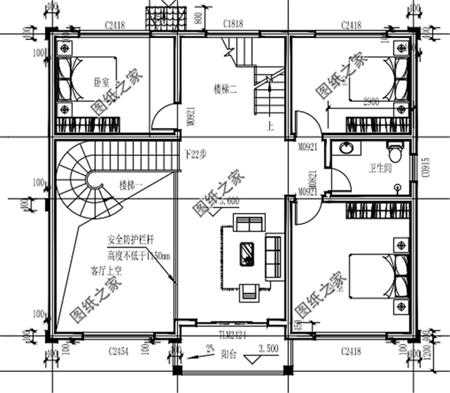 4m,一层占地130平方米左右 建筑层高:三层 建筑高度:12.