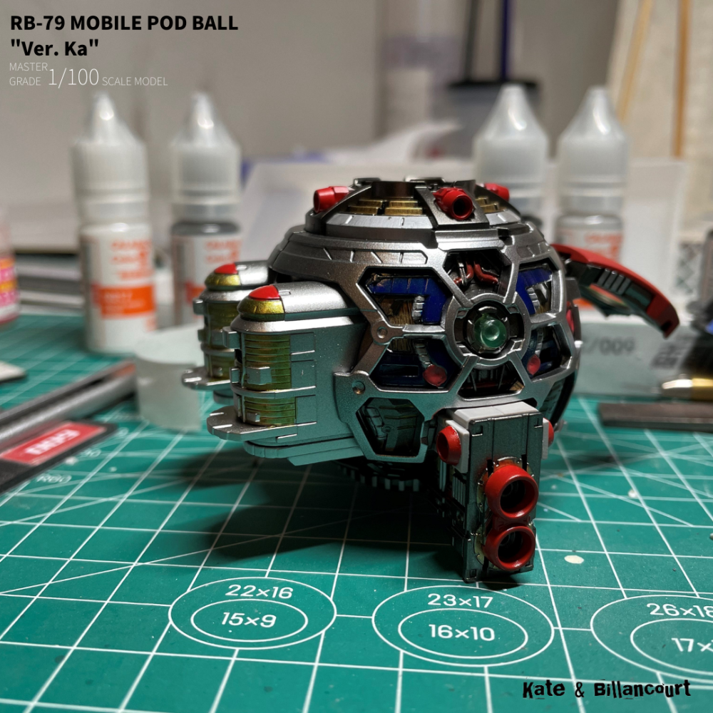 以ball赠胶友,mg铁球涂装制作