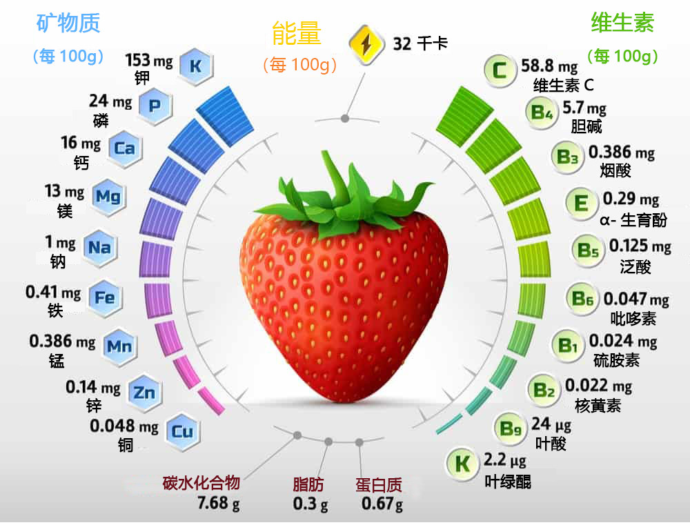 盘点各种美味的草莓,原来草莓有那么多品种!