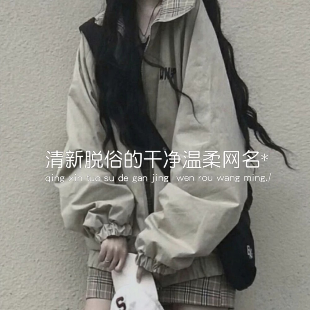 清新脱俗的干净温柔网名