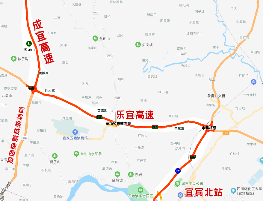 成宜高速即将试通车!宜宾4条路线可上高速!这样走