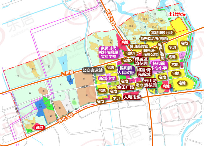因供地计划调整!高明杨和巨无霸地块终止挂牌 紧邻杨梅河