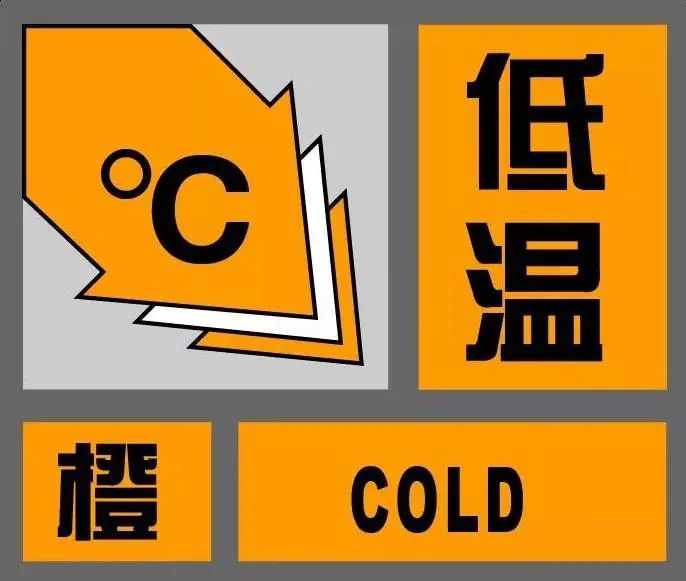 大风橙色预警 低温橙色预警信号!