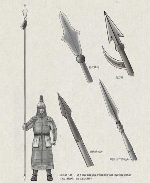 枪矛中国古代兵器刺兵之首在明清暮色中逐渐消亡