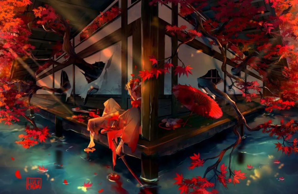唯美治愈系幻想动漫风格插画艺术作品欣赏!