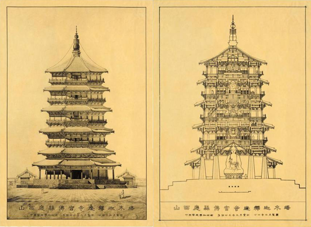 进行临摹和拍照 以取得北魏时期木构建筑的证据 ▲ 林徽因在山西 此时