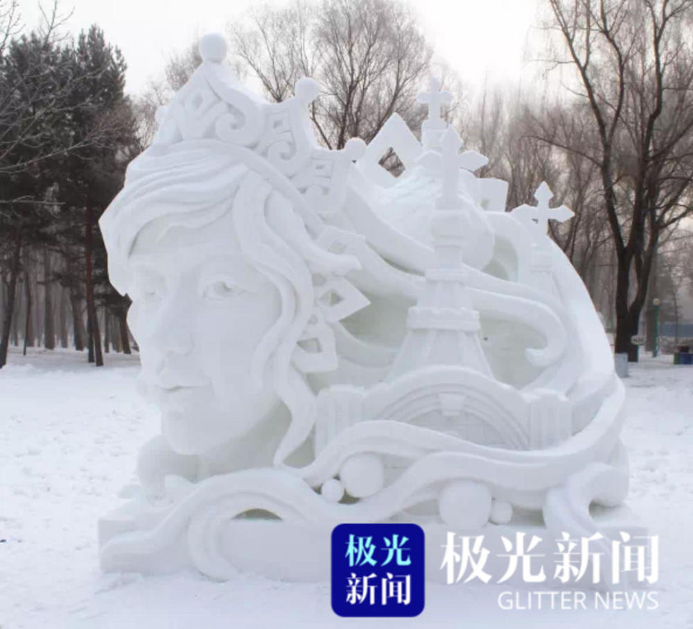 无声的美丽 黑龙江聋人冰雪雕塑队雕刻"冰城少女"_腾讯新闻