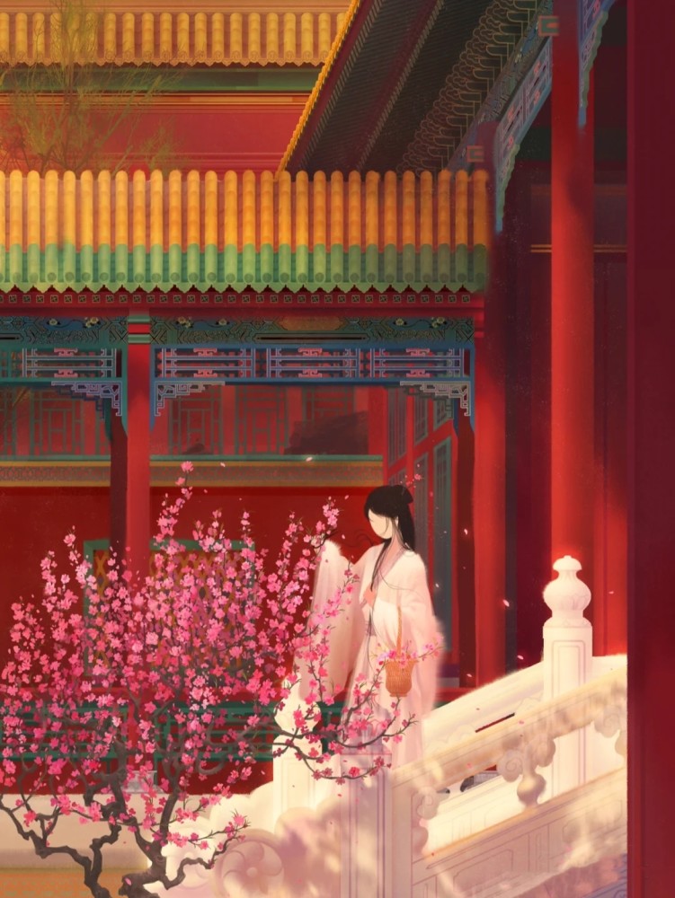 古风超仙的背景图插画壁纸头像,仙气十足