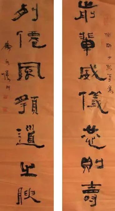 书画作品欣赏:张昕曾外公华靖,字文宰(弘一法师李叔同书法同门师兄,与
