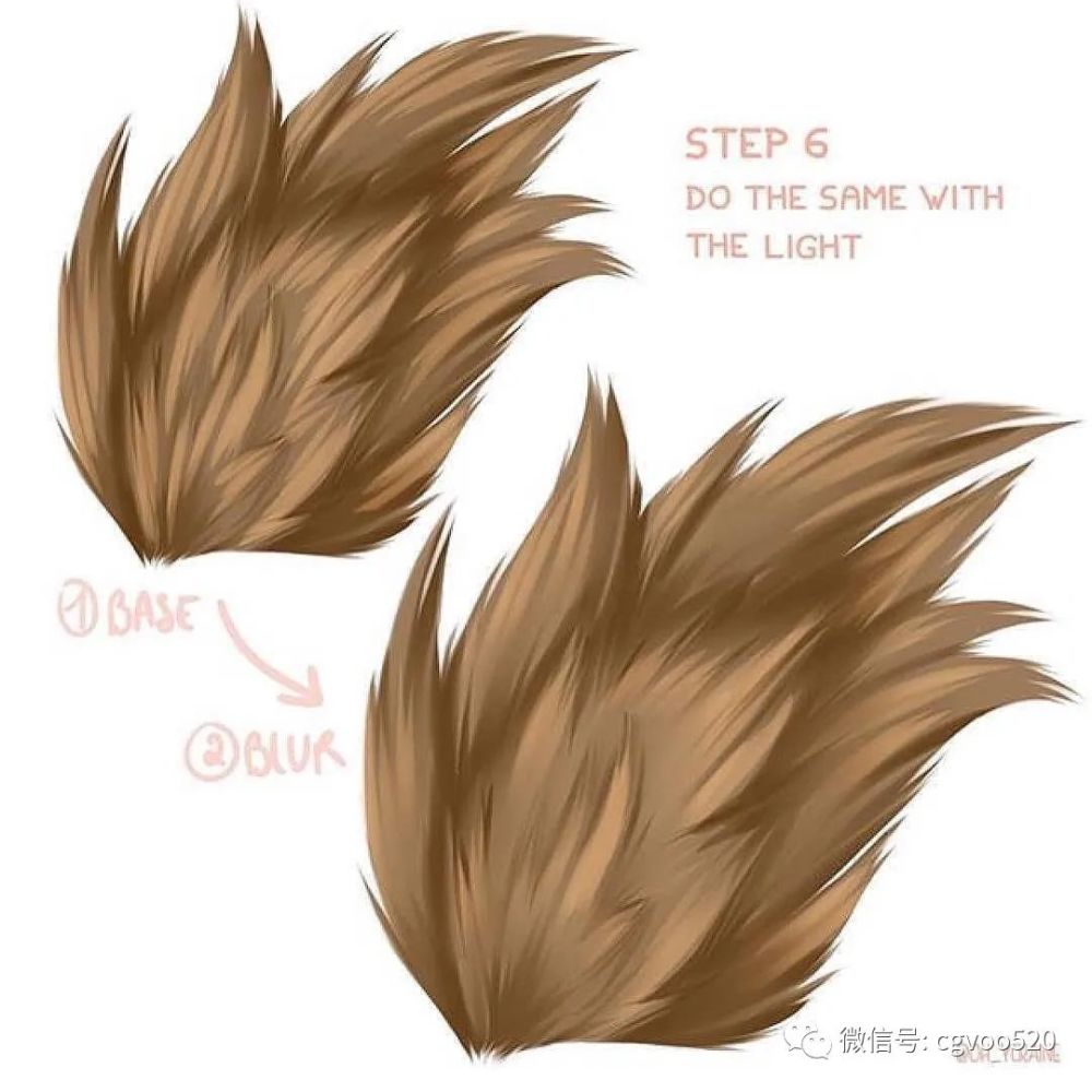 插画教程 如何画动物毛发?只要9个步骤
