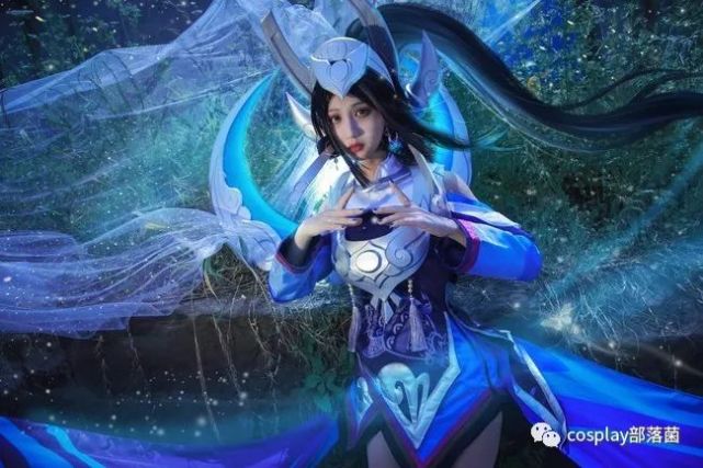 cos王者荣耀女娲,cos王者荣耀瑶皮肤 cos:王者荣耀女娲朔望之晖cos正片