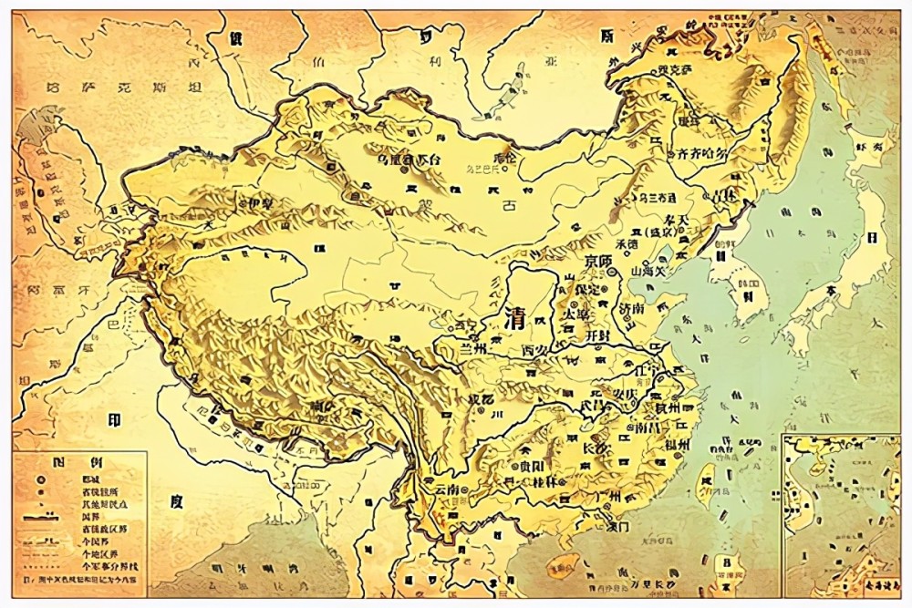 美丽的秋海棠——中国清朝曾经拥有过近乎完美的版图