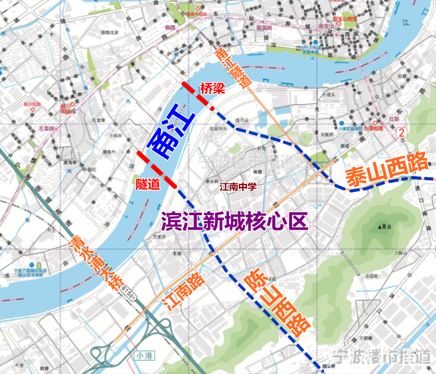 宁波市区将新建一座跨江大桥!位置就在