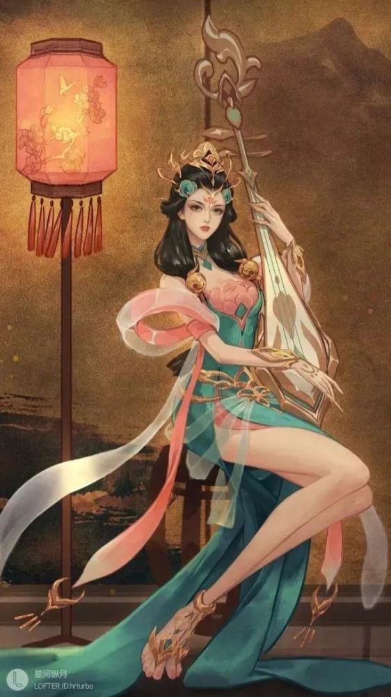王者荣耀官方壁纸,四大美人 明灯佳人