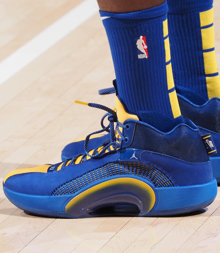 球鞋速递:奥利迪波也上脚aj 35 pe,沃尔一场上脚两双战靴!