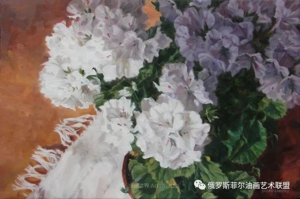 美国女画家苏珊林赛花卉静物油画作品欣赏
