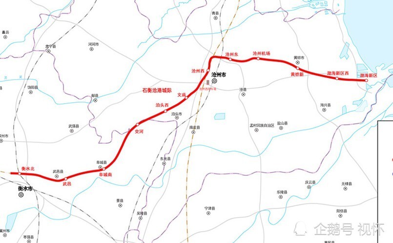 石衡沧港城际铁路除了这5条在建城际铁路,随着京津冀铁投公司完成改革