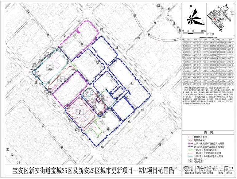 旧改项目附近的玖悦雅轩,都市翠海华苑,翡翠华庭,宝民花园,裕安花园