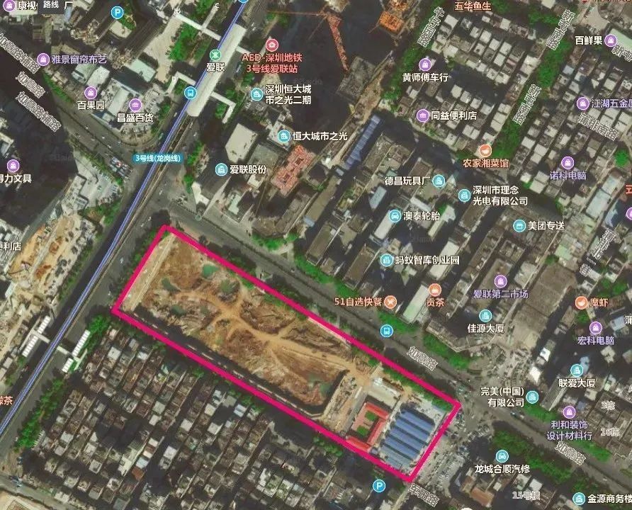 深圳龙岗爱联新屯工业区旧改项目