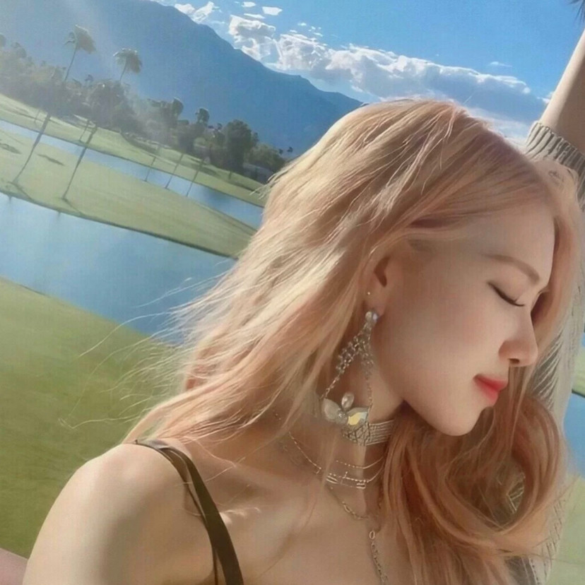 blackpink rosie绝美头像 今天也是被澳洲野玫瑰美哭的一天