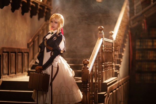 紫罗兰永恒花园—薇尔莉特 cosplay_腾讯新闻