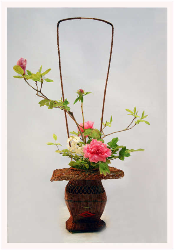 "琼花吐芳 椰果飘香" 国家非遗"传统插花"艺术巡展亮相红花共享农庄