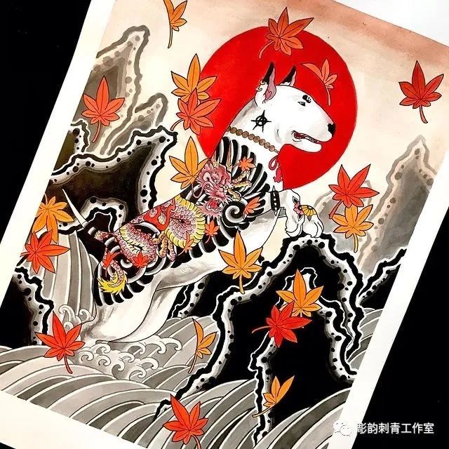 《传统—日式插画纹身刺青