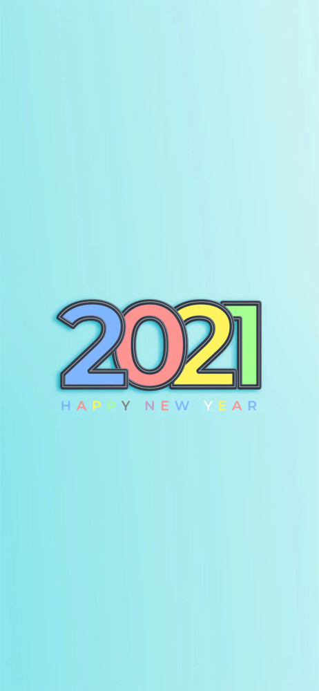 迎接2021年的全屏壁纸