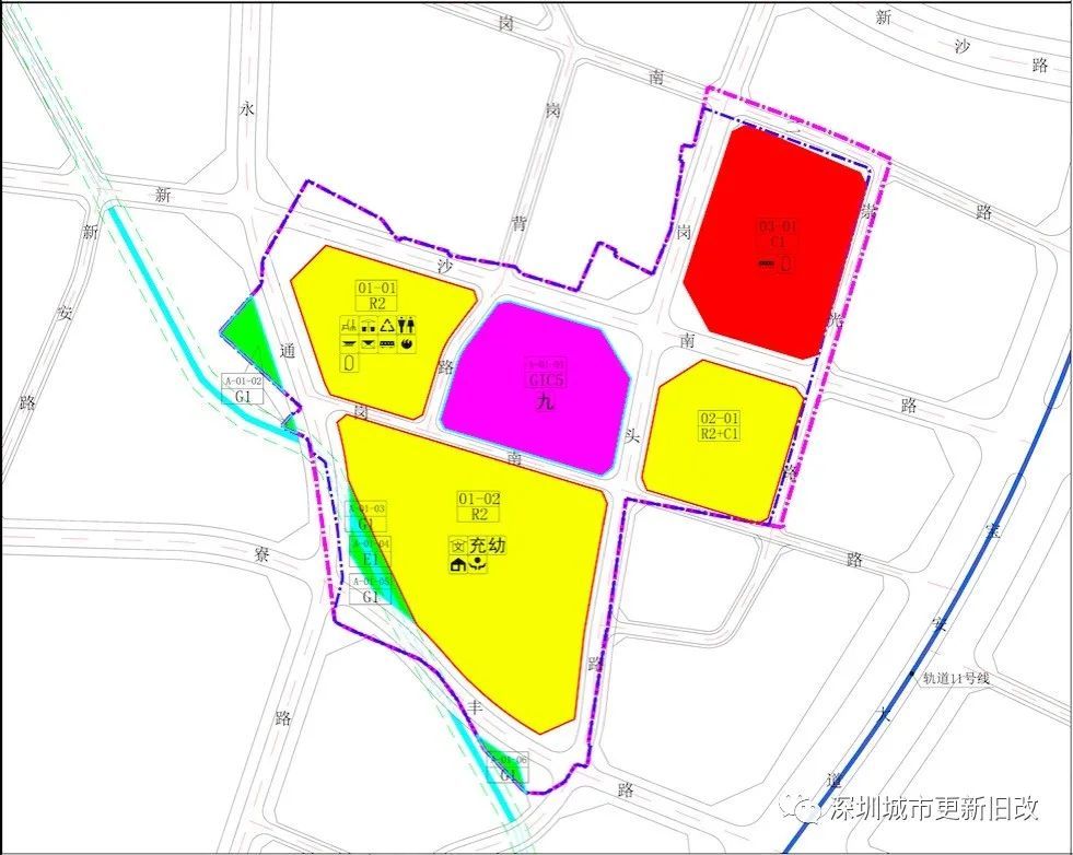 宝安区-沙井街道壆岗岗厦片区旧改