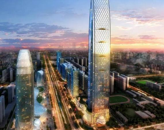 石家庄将迎第一座高楼耗资500亿修建高达450米大楼共有78层