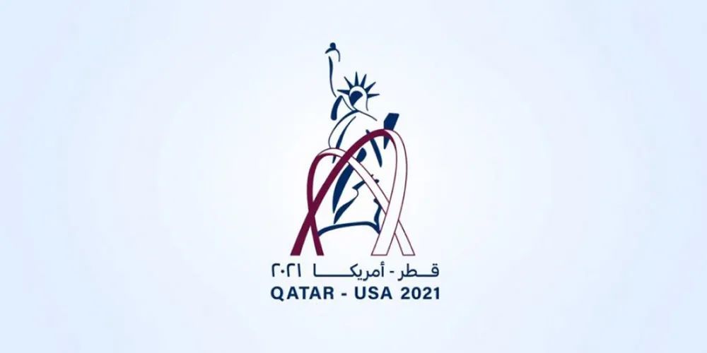 卡塔尔美国2021年文化年logo亮相
