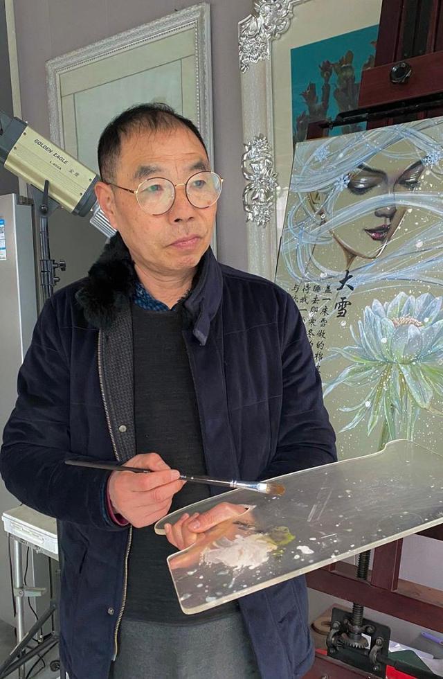 厉害了,实力派画家梁超进创作的绘画作品被40多家媒体