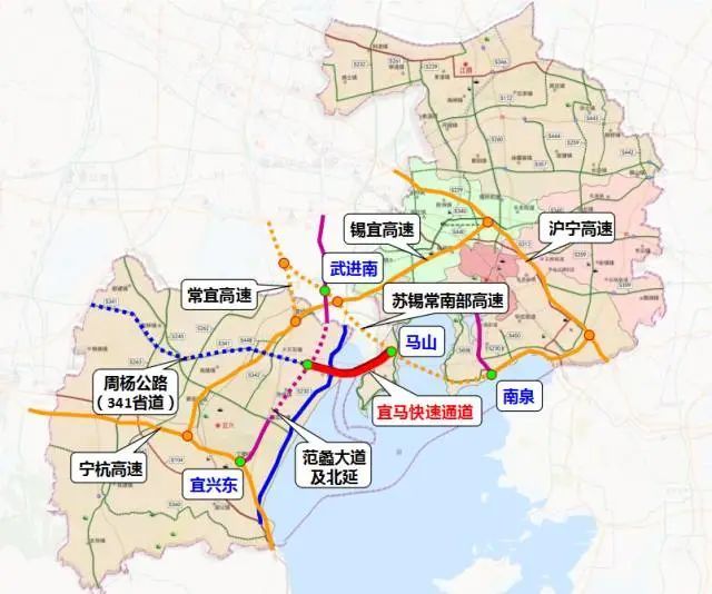 无锡地铁s2线,线路采用市域快线模式,起始于宜兴丁蜀镇中心,最终沿具