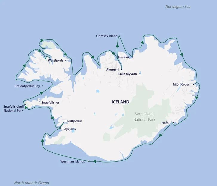 斯瓦尔巴群岛,格陵兰岛,冰岛被称为"北极三岛".