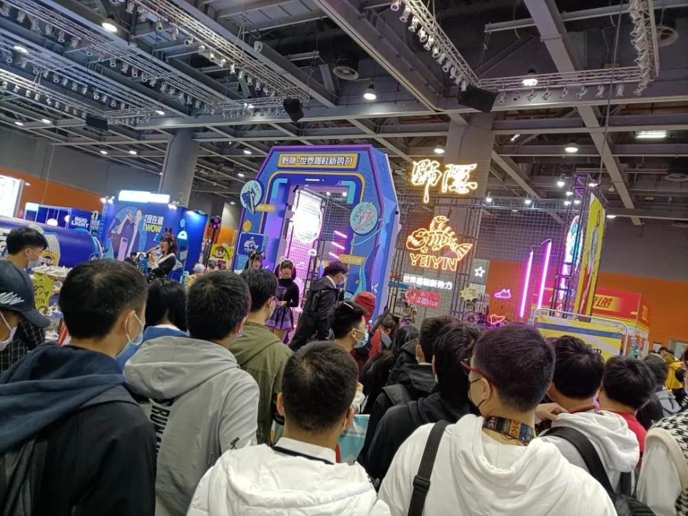 漫展广州人气展台野隐舞台那么大出彩2021有你一份