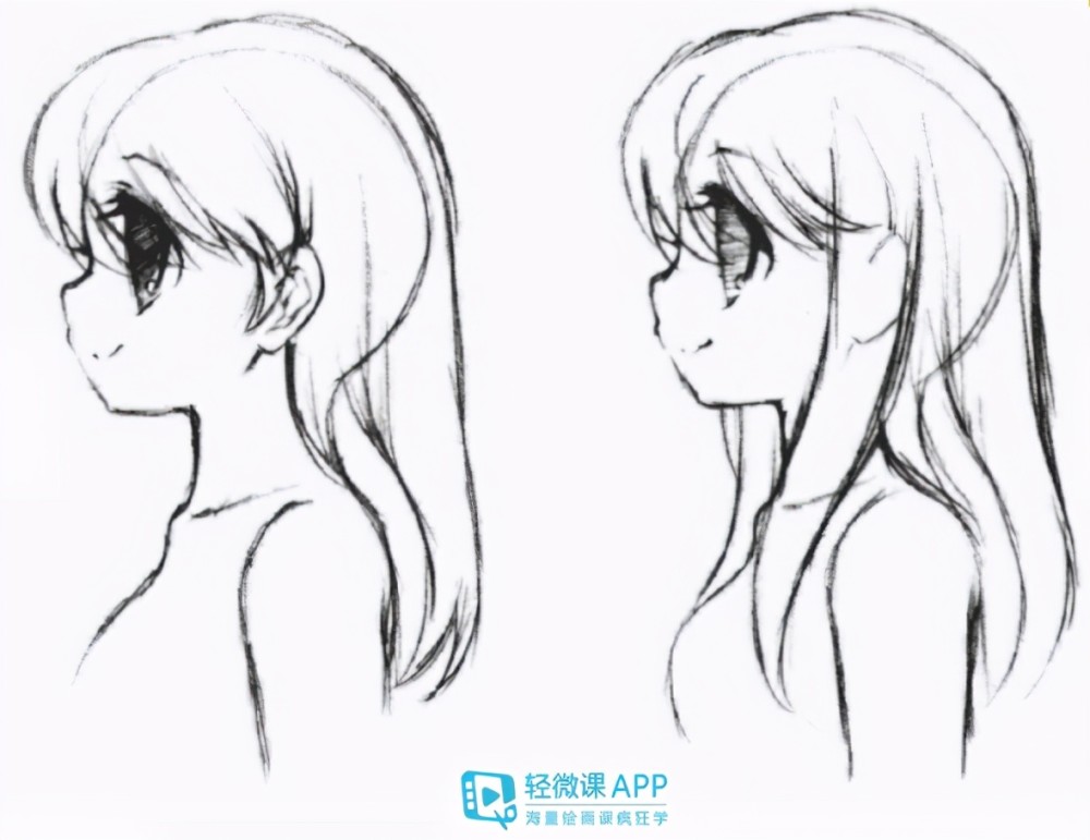 女���的长卷发绘画参考,彻底告别单一发型